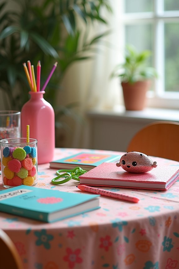 90s inspired table decor