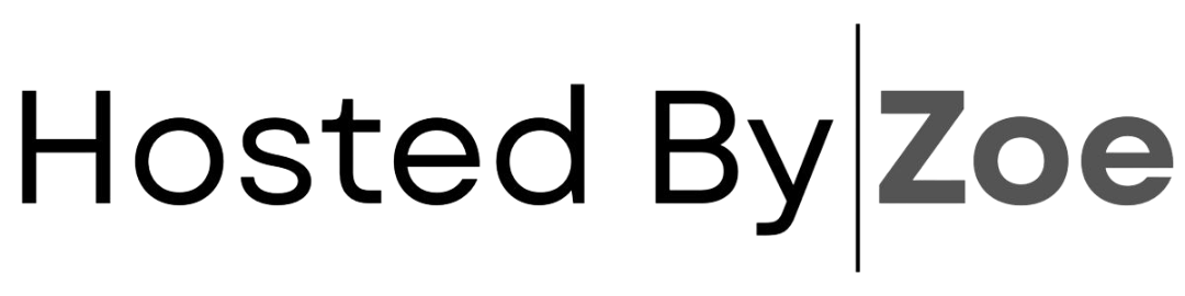 Hosted By Zoe Logo