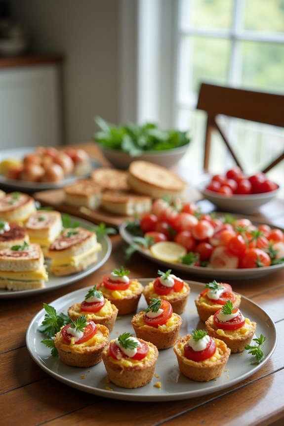 advance preparation for appetizers