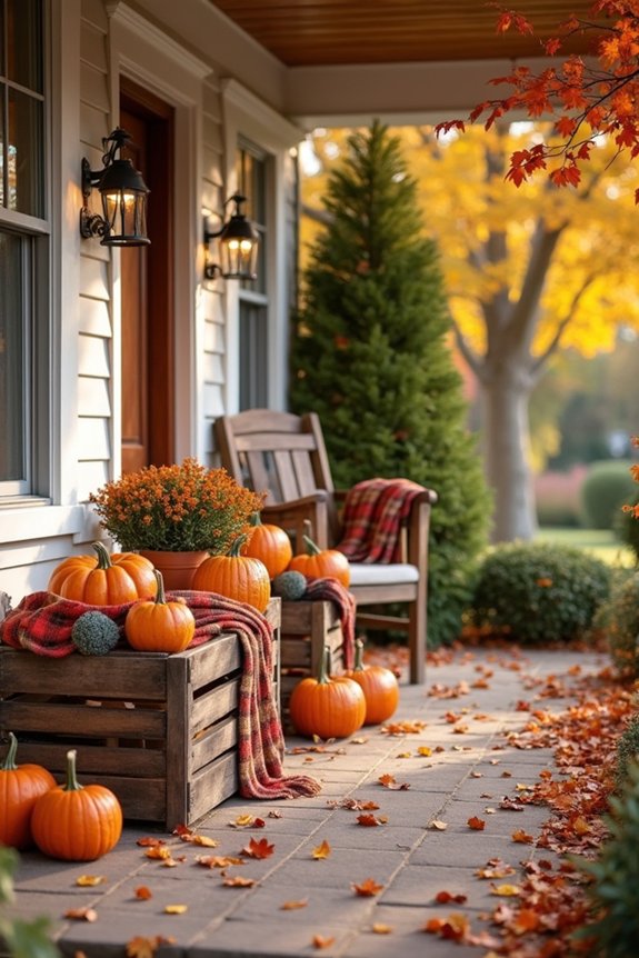 autumn themed outdoor celebration design