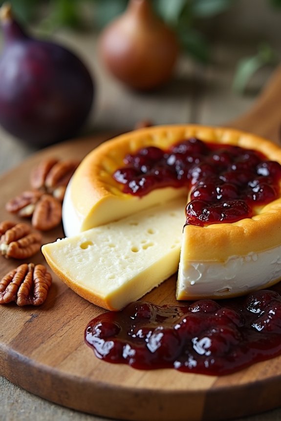 baked brie with fig jam