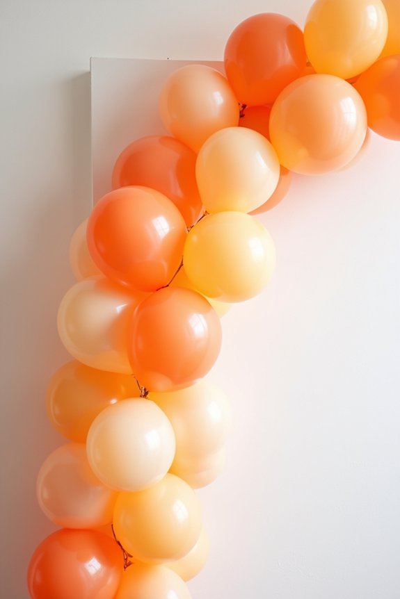 balloon garlands create drama