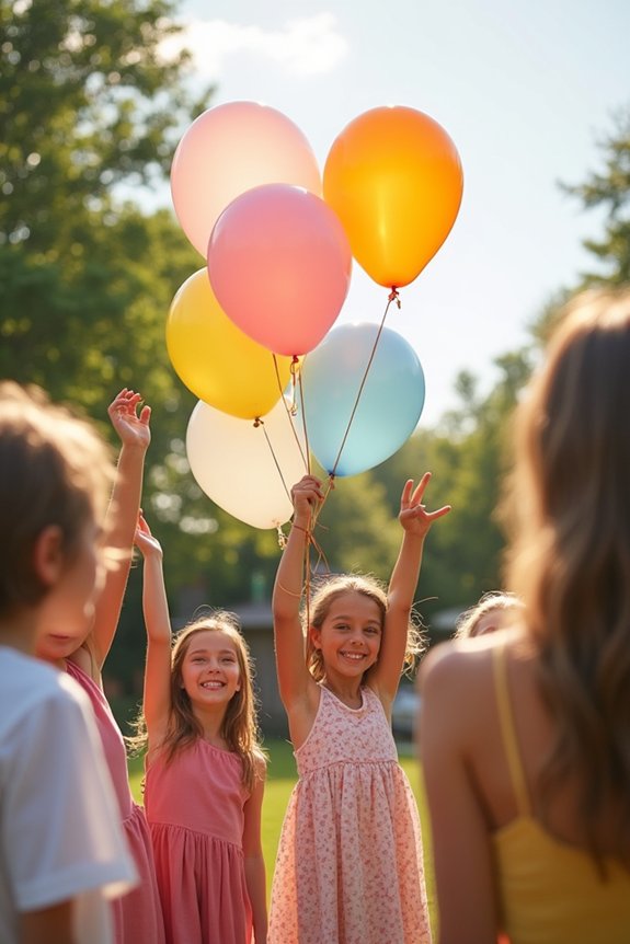 balloon pop race excitement