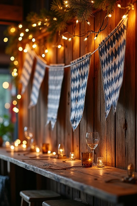 bavarian themed party decorations setup