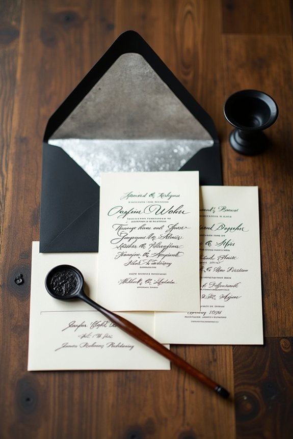 black tie invitation essentials