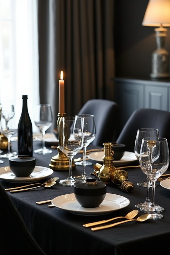 black tie spy party planning