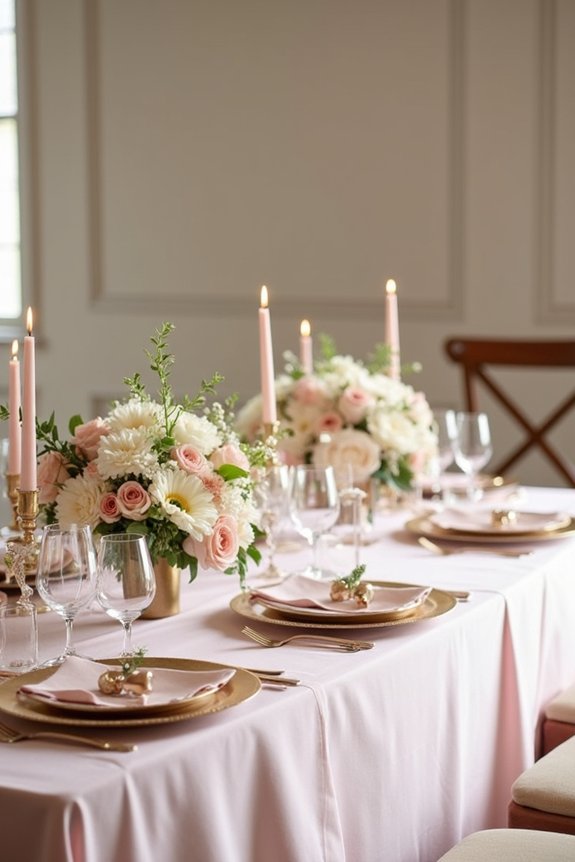 blush and gold elegance