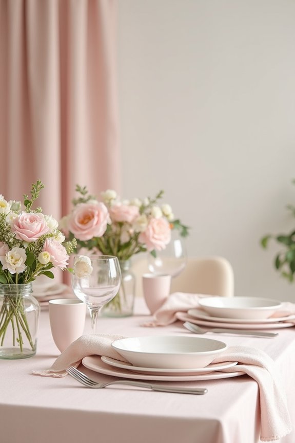 blush pink baby shower theme