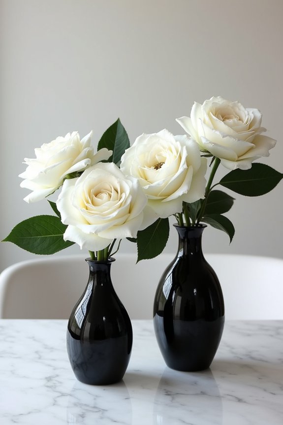 bold black and white elegance