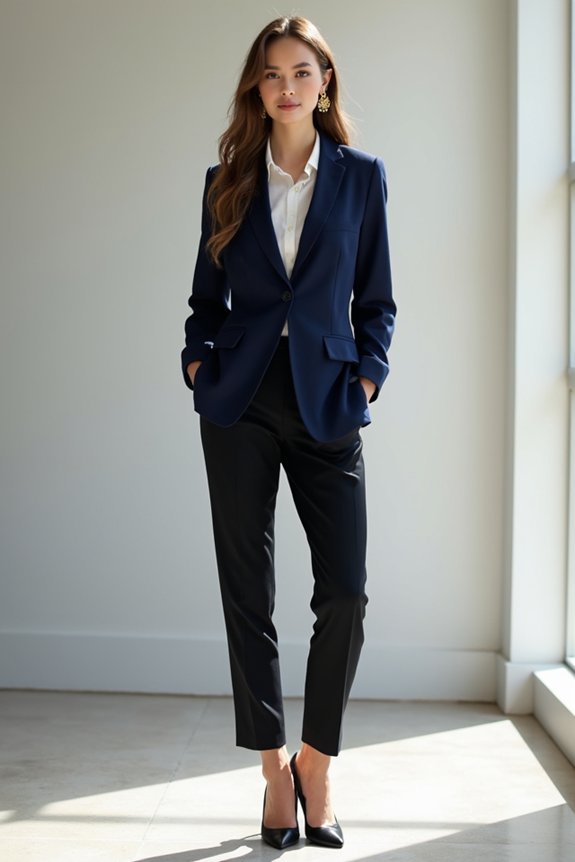 bold blazer striking accessories