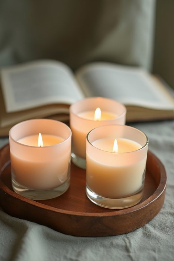 book inspired luxury candles