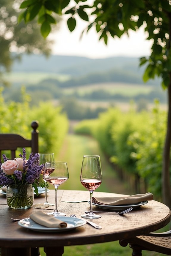botanical wine tasting retreat
