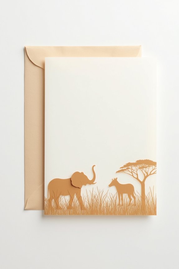 budget elegant vellum invitations