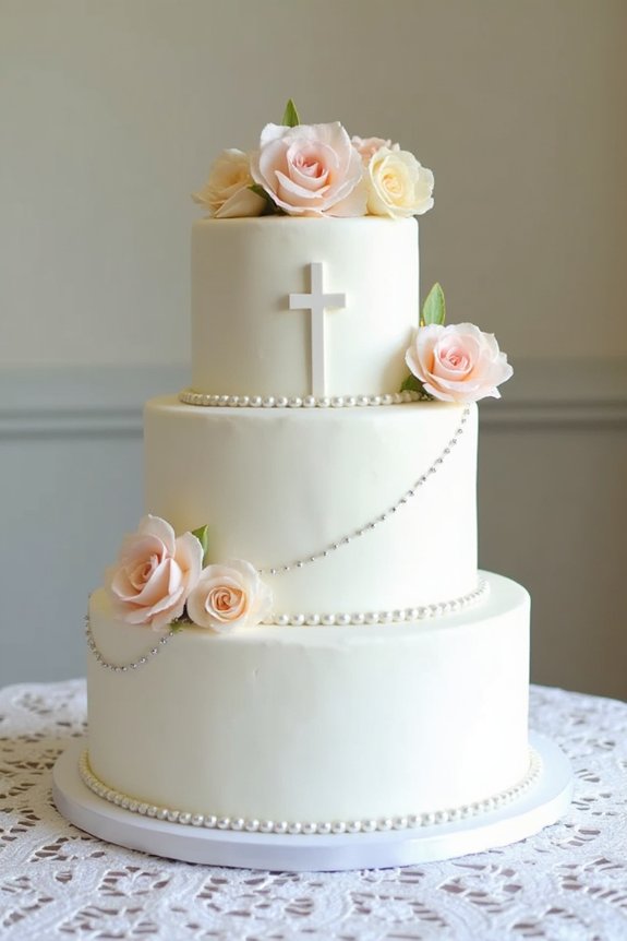 budget friendly baptism cake ideas