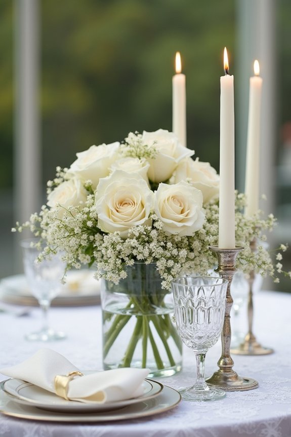 budget friendly elegant centerpieces