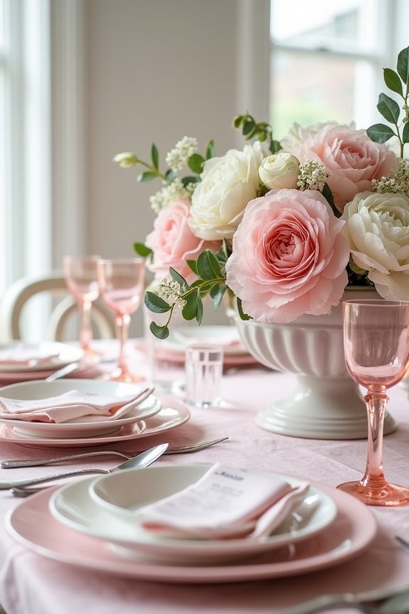 budget friendly tablescape blending