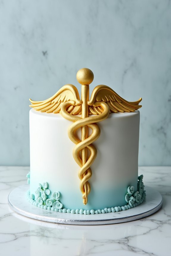 caduceus cake design ideas