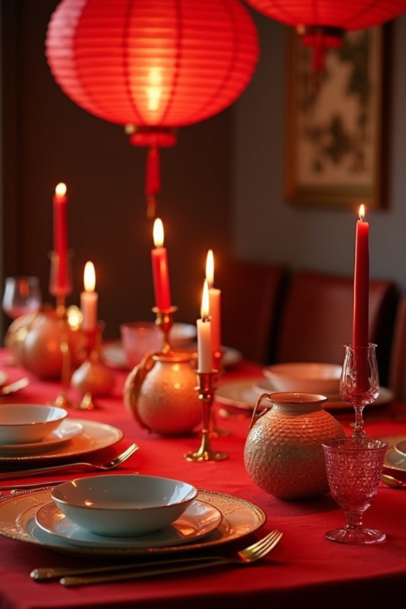 candlelight creates inviting atmosphere