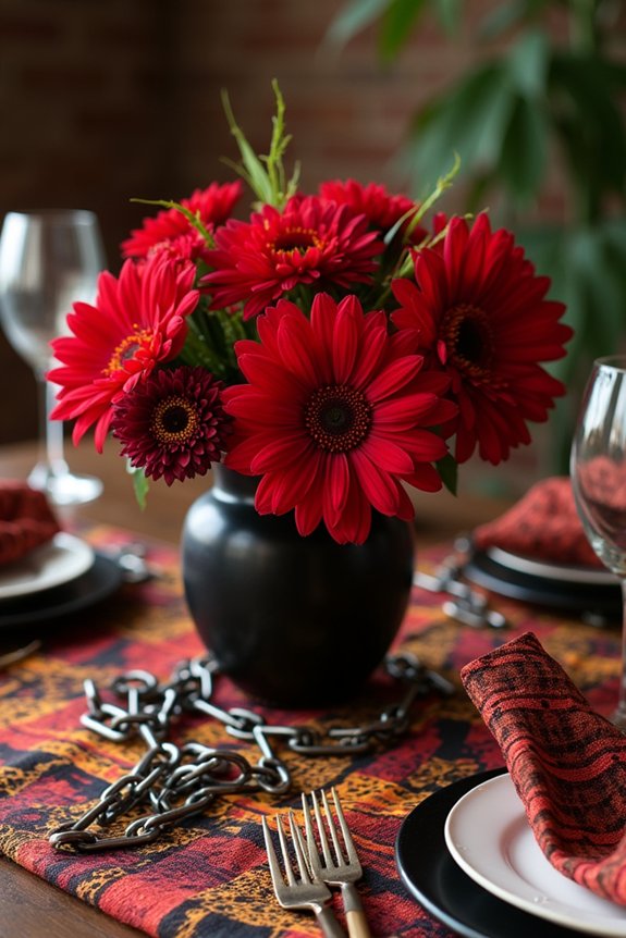 celebrating freedom with centerpieces