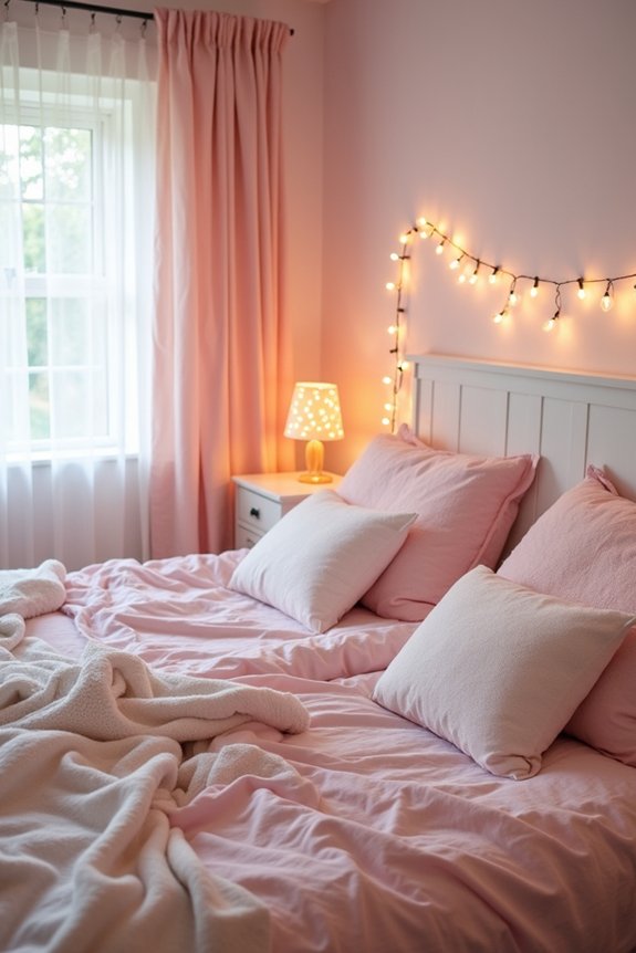 charming sleeping bag decor