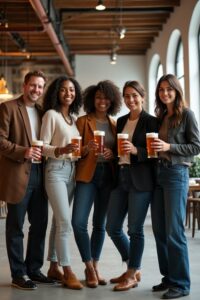 chic beer tasting outfits