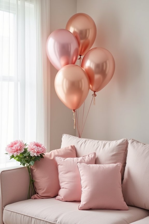 chic galentines day decor