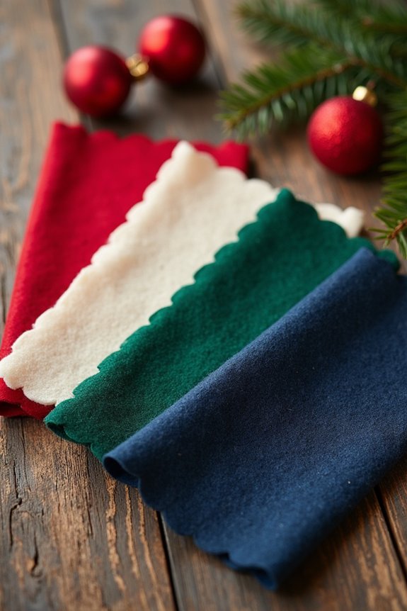 choose felt colors thoughtfully