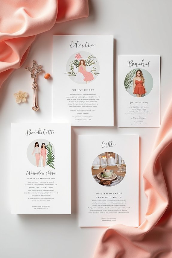choose stylish bachelorette invitations