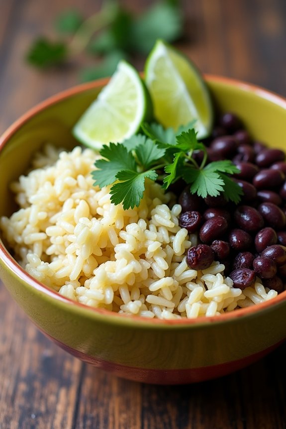 cilantro lime rice bowls