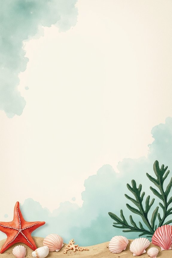 coastal invitation design elements