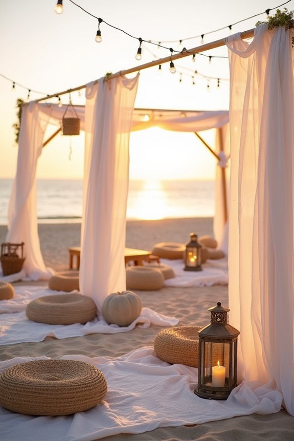 coastal lighting creates ambiance