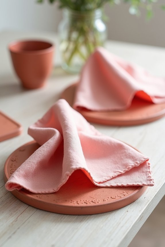 cocktail napkins and coasters