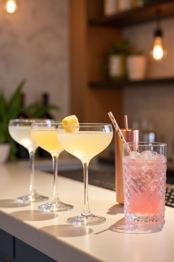 cocktail party backdrop ideas