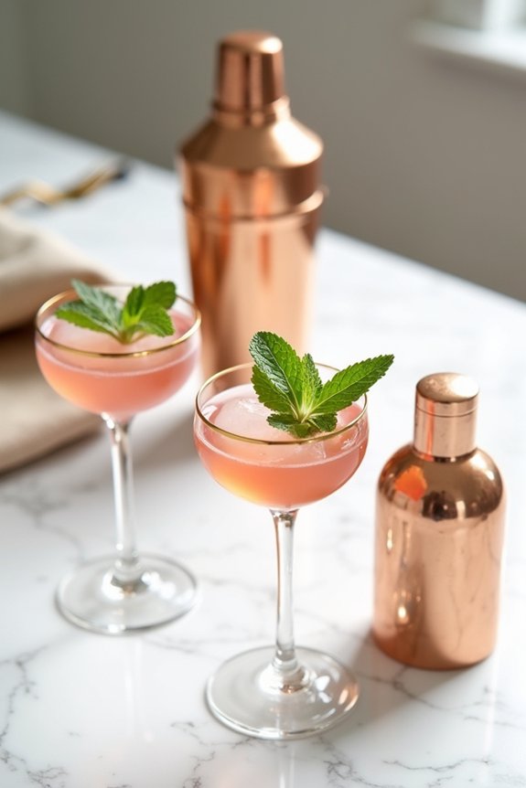 cocktail party color palette