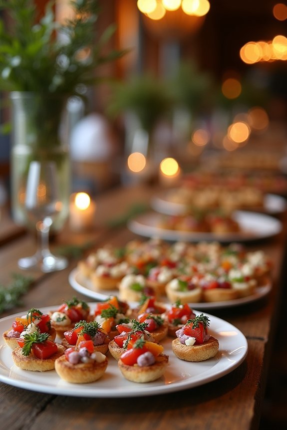 cocktail stations for mingling