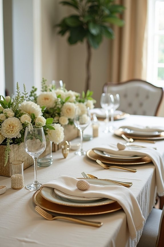 cohesive and intentional tablescape design