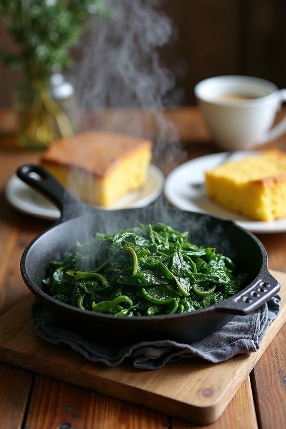 collard greens symbolize prosperity