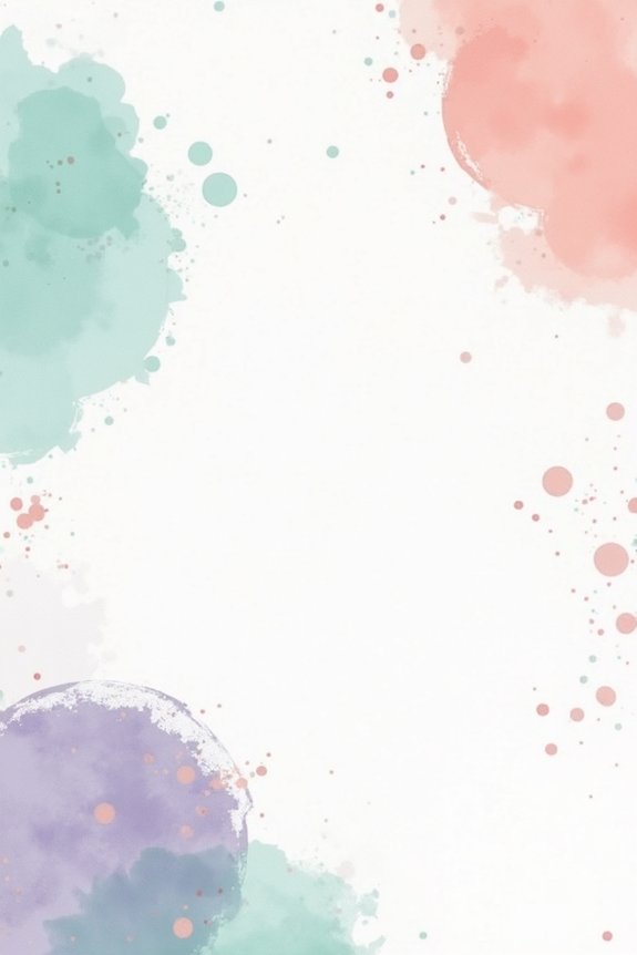 colorful abstract art invitations