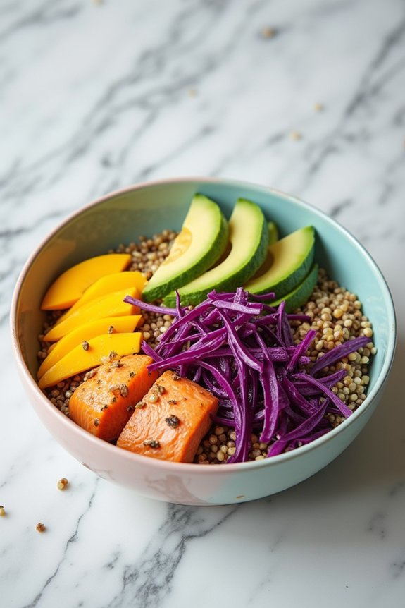 colorful grain bowl artistry