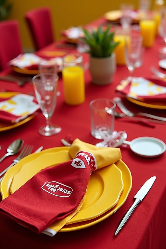 colorful super bowl celebration