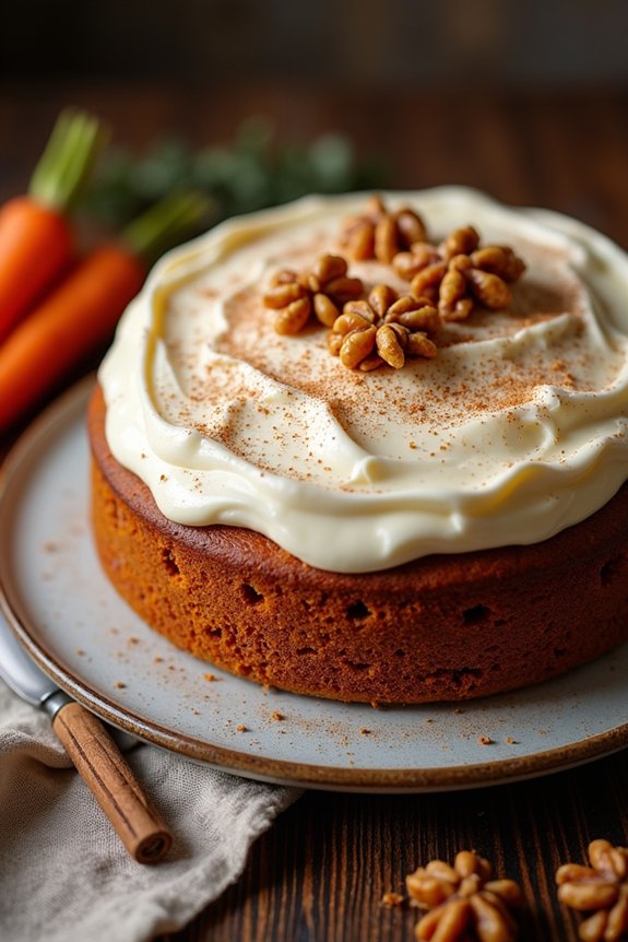 comforting housewarming carrot cake