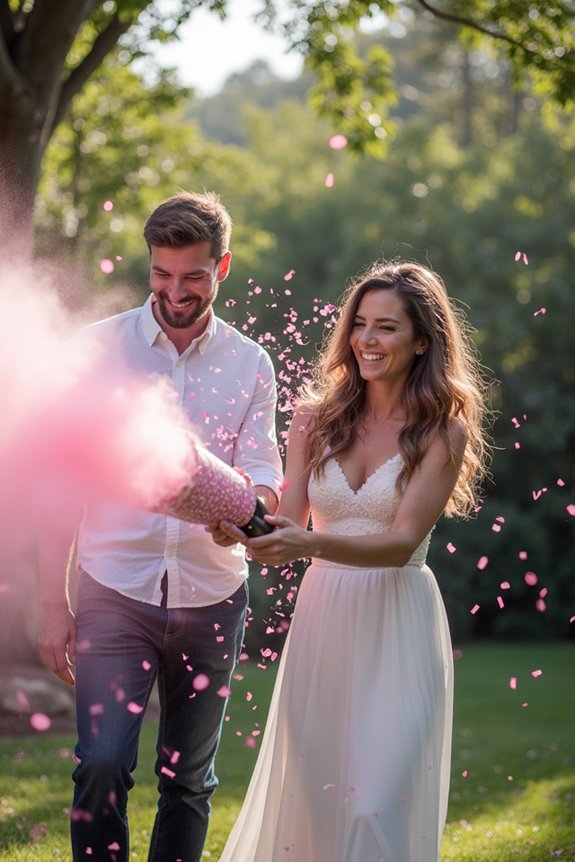 confetti cannon gender reveal