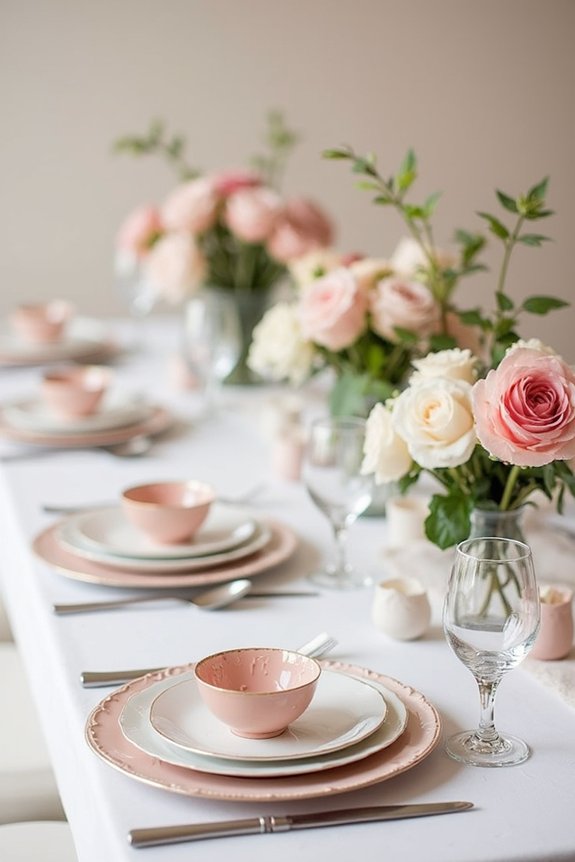 coordinated tablescape theme accents
