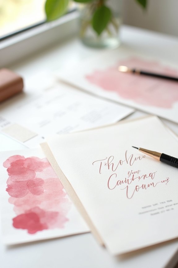 craft invites with care