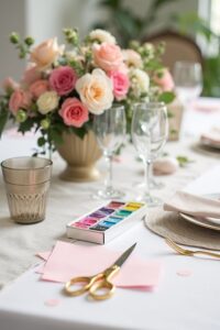 crafty tablescape party ideas