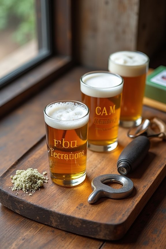 creative beer tasting favors