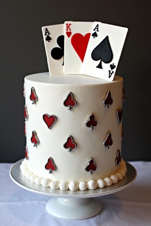 creative casino cake decorating