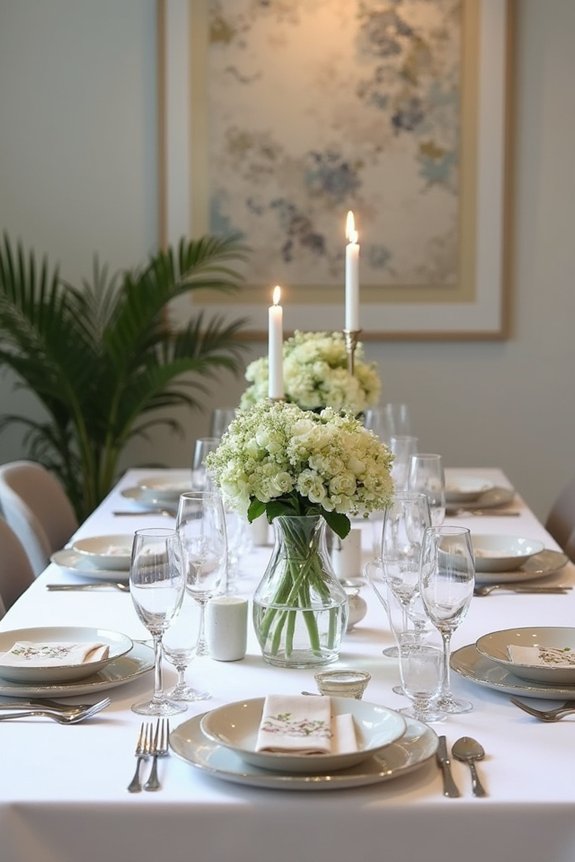 creative job celebration centerpieces