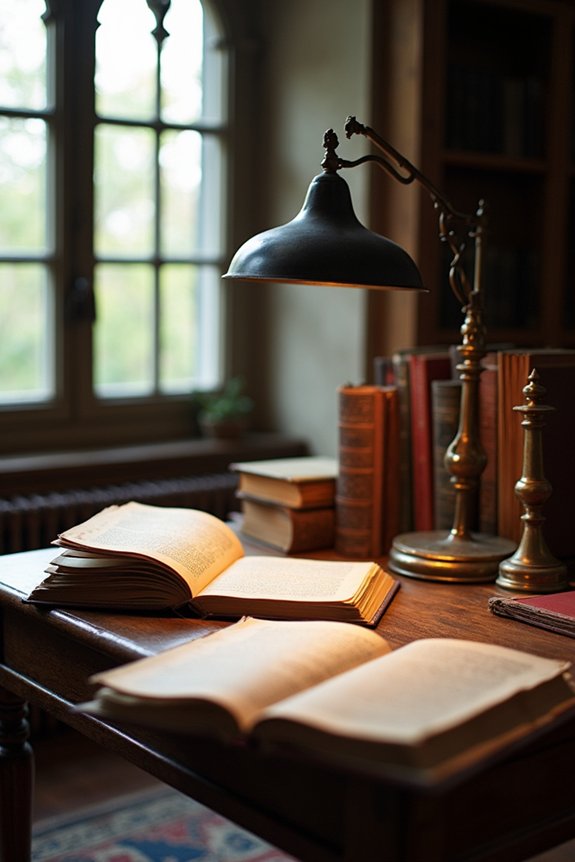 curate vintage scholarly decor
