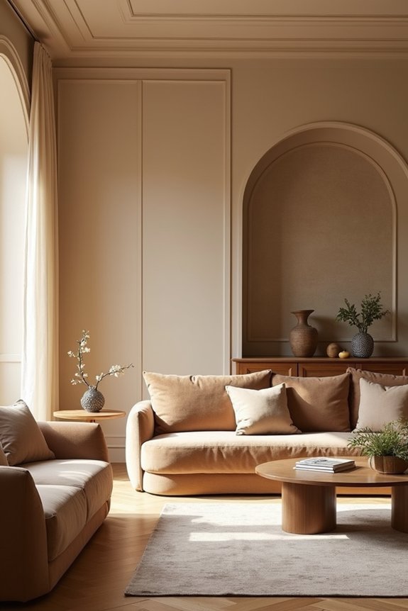 curved furniture luxe leather